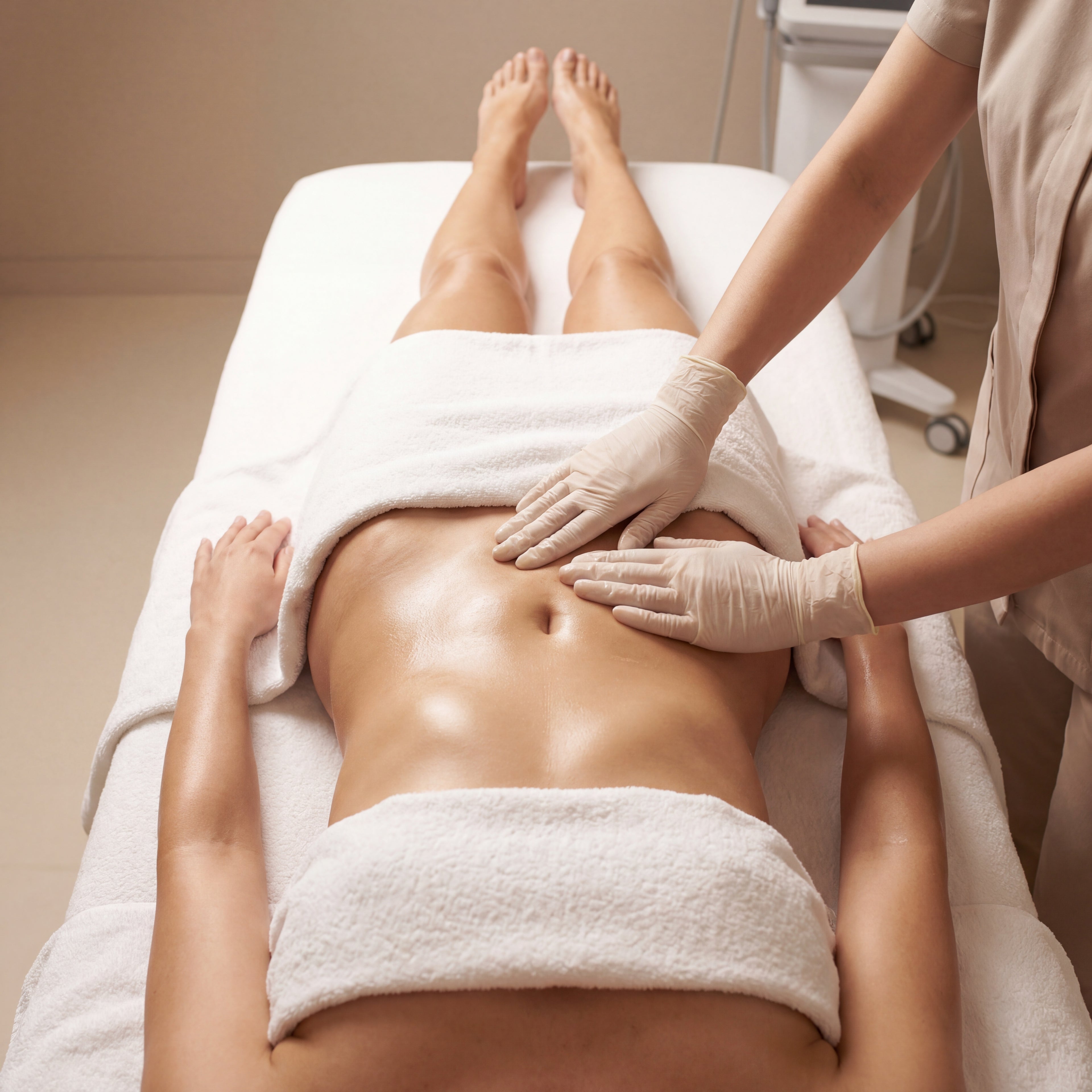 Belly firming massage